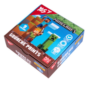 Гуаш YES Minecraft 230406 9 кольорів