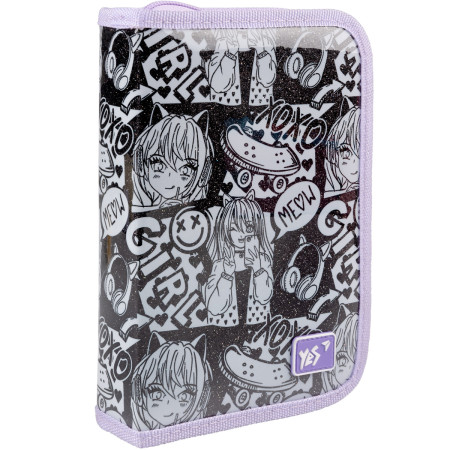 Пенал твердий одинарний без клапана YES Anime HP-02 533561 3х13х21 см