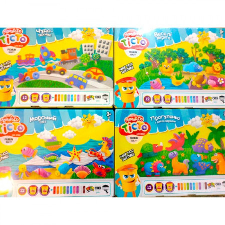 Тісто для ліплення Danko Toys TMD-07-01U-02U-03U-04U 12 кольорів Тісто для ліплення Danko Toys TMD-07-01U-02U-03U-04U 12 кольорів