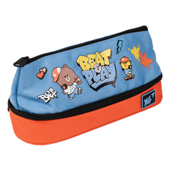 Пенал м'який YES PH-24-2 Line Friends 533509 8.5х9.5х21.5 см