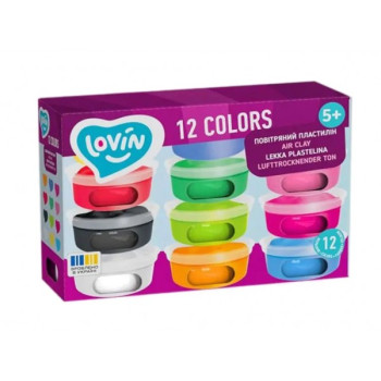 Пластилін Lovin 70176 6 кольорів 120 г
