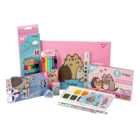 Набір канцелярський YES №5 Pusheen 450216 11 предметів