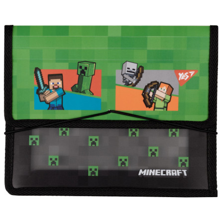 Папка для зошит на резинці В5 YES Minecraft Heroes 492207 20х24х5 см