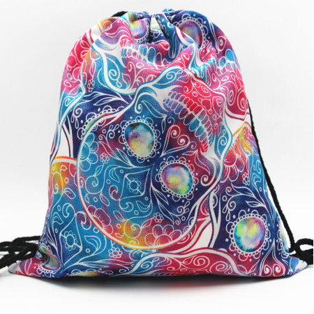 Сумка для взуття Череп 11365 32х39 см різні кольори