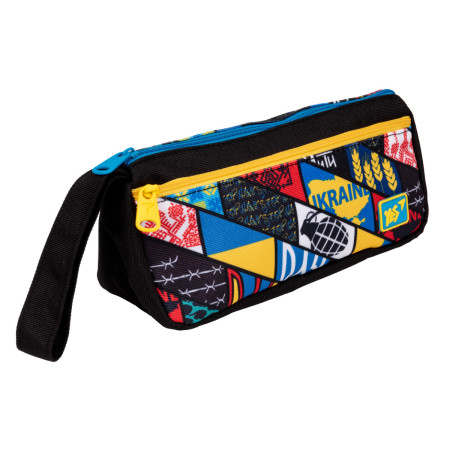 Пенал м'який YES PH-27-2 Welcome to Ukraine 533512 5.5х9.5х20.5 см