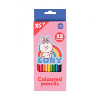 Набір кольорових олівців Kite Line Friends 290718 12 кольорів