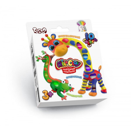 Пластилін Danko Toys ДТ-ТЛ-02107 10 кольорів Пластилін Danko Toys ДТ-ТЛ-02107 10 кольорів