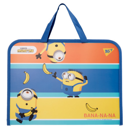 Папка-портфель на блискавці FC YES Minions 492172 26х35х3 см