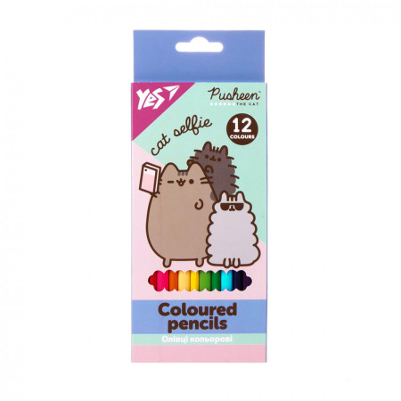 Набір кольорових олівців YES Pusheen 290761 12 кольорів