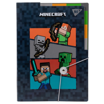 Папка з 3 роздільниками А4 YES Minecraft 492112 22,9х31,8х1 см