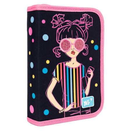 Пенал твердий YES HP-04 Girls style 533120 4х13х21 см