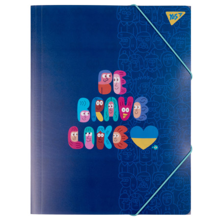 Папка на резинці A4 YES Stand with Ukraine 492158