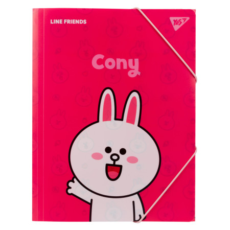 Папка на резинці A4 YES Line Friends Cony 492097