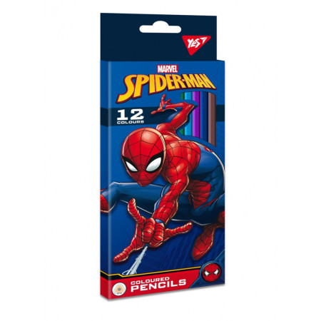 Набір кольорових олівців YES Marvel 290588 12 кольорів