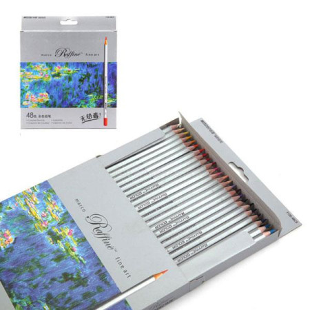 Набір кольорових олівців Marco Raffine 7100-48CB 48 кольорів