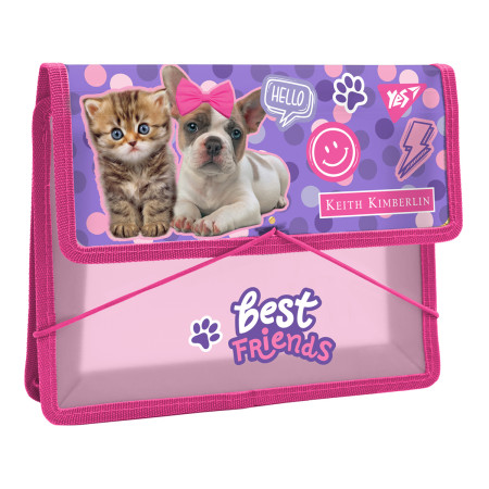 Папка для зошит на резинці В5 YES Keith Kimberlin 491991 20х24х5 см