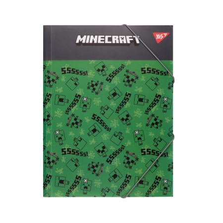 Папка на резинці A4 YES Minecraft Creepers 492214