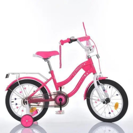 Велосипед дитячий Profi Princess MB-14062-1 14 дюймів рожевий