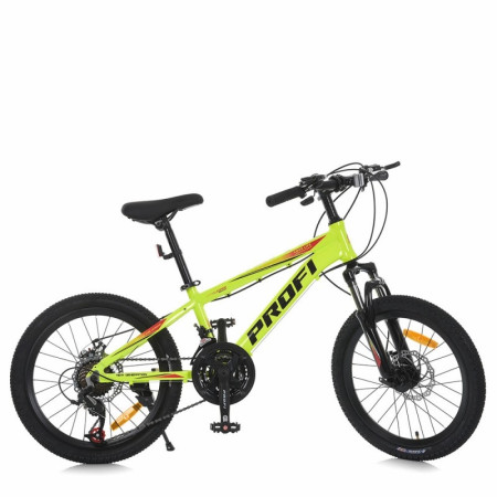 Велосипед дитячий Profi Saiguan MTB-2001-4 20 дюймів салатовий