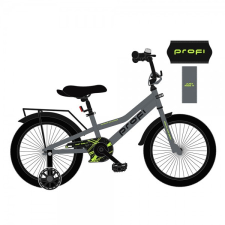 Велосипед дитячий Profi MB-18014 18 дюймів сірий