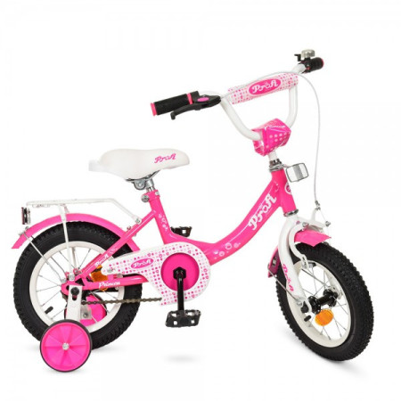 Велосипед дитячий Profi Princess Y1213 12 дюймів рожевий