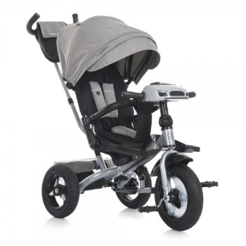 Велосипед триколісний Turbo Trike MT-1007-8 світло-сірий