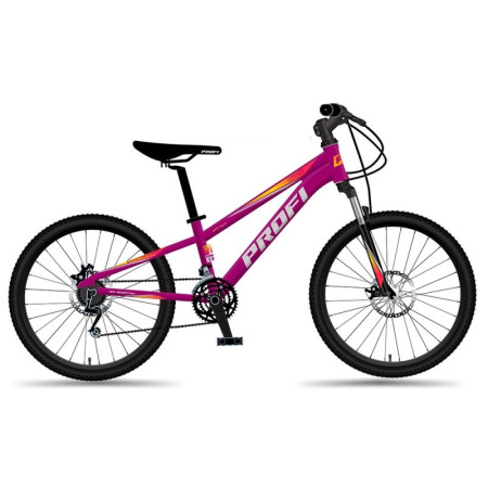 Велосипед дитячий Profi Shimano MTB-2601-3 26 дюймів фуксія