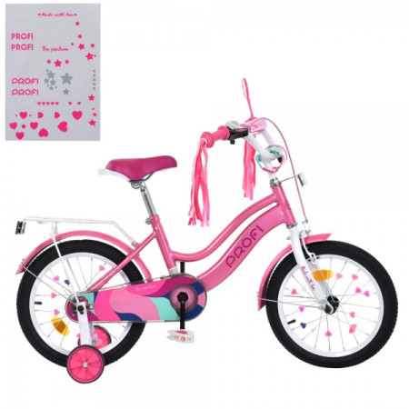 Велосипед дитячий Profi MB-16051-1 16 дюймів рожевий