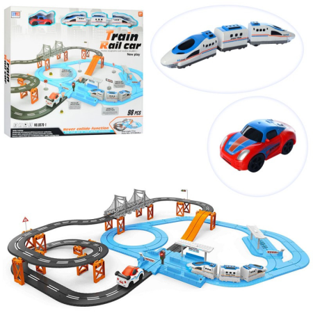 Дитяча залізниця 8870-1 98 деталей