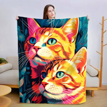 Плед 3D Картина котиків 2991_A 13452 160х200 см