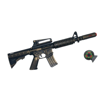 Іграшковий автомат з м'якими кулями M16 PF Golden Gun 910GG