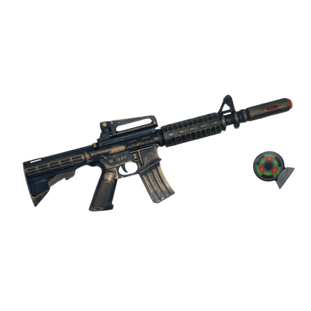Іграшковий автомат з м'якими кулями M16 PF Golden Gun 910GG