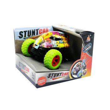 Дитяча трюкова машинка FL-20610C(Green) інерційна, 11 см, оберт на 360°