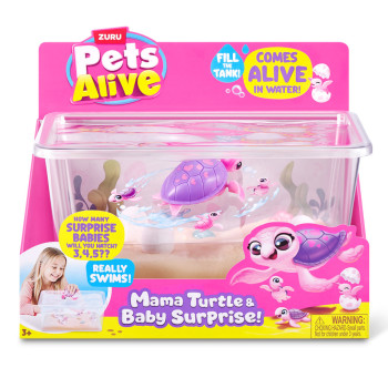 Інтерактивний ігровий набір Мама черепаха із сюрпризом Pets & Robo Alive 9560 