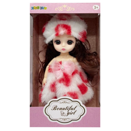 Дитяча іграшкова лялька 1361-10 шарнірна, розмір 15 см