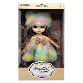 Дитяча іграшкова лялька 1361-7 шарнірна, розмір 15 см