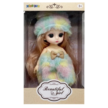 Дитяча іграшкова лялька 1361-9 шарнірна, розмір 15 см