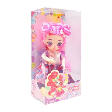 Дитяча шарнірна лялька DH2367-4 миле вбрання, розмір 16 см