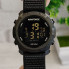 Чоловічий водостійкий спортивний тактичний годинник Naviforce Europe Armor Black, 2 ремінці