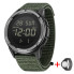 Чоловічий водостійкий спортивний тактичний годинник North Edge Terrax Green, 2 ремінці