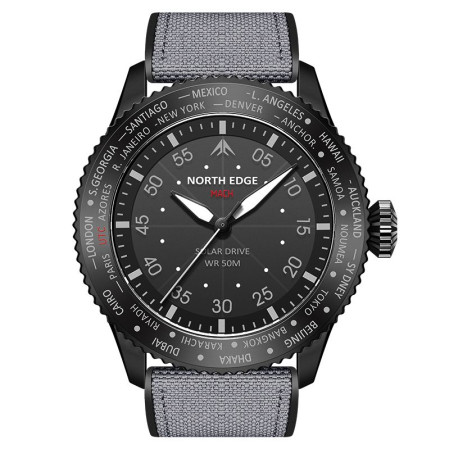 Чоловічий водостійкий тактичний годинник North Edge Mach New