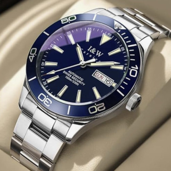 Чоловічий механічний годинник Carnival BlueMarine 10 Bar