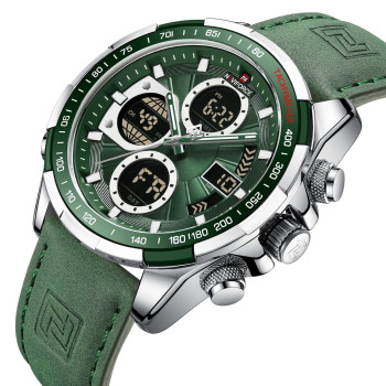 Чоловічий спортивний тактичний годинник Naviforce Fly ArmyGreen
