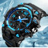 Чоловічий водостійкий спортивний тактичний годинник Skmei Hamlet Blue 1155B