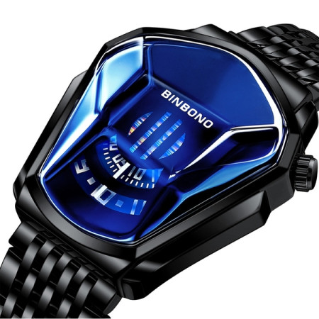 Чоловічий спортивний годинник Hemsut Binbono Black Чоловічий спортивний годинник Hemsut Binbono Black