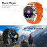 Розумний смарт годинник Smart Delta K52 Silver Orange, 2 ремінці