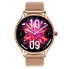 Розумний смарт годинник Smart Milano Gold Steel, 2 ремінці