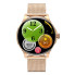 Розумний смарт годинник Smart Holiday Gold Steel, 2 ремінці