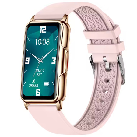 Розумний смарт годинник Smart Mioband Nano+ Pink, 2 ремінці Розумний смарт годинник Smart Mioband Nano+ Pink, 2 ремінці