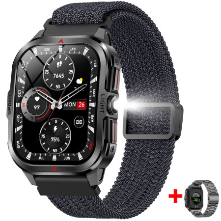 Розумний смарт годинник Smart Fantastic Nylon, 2 ремінці Розумний смарт годинник Smart Fantastic Nylon, 2 ремінці